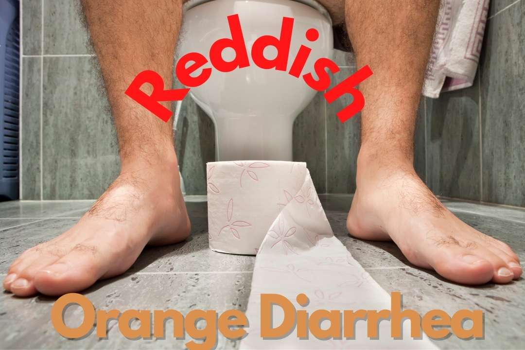 reddish orange diarrhea